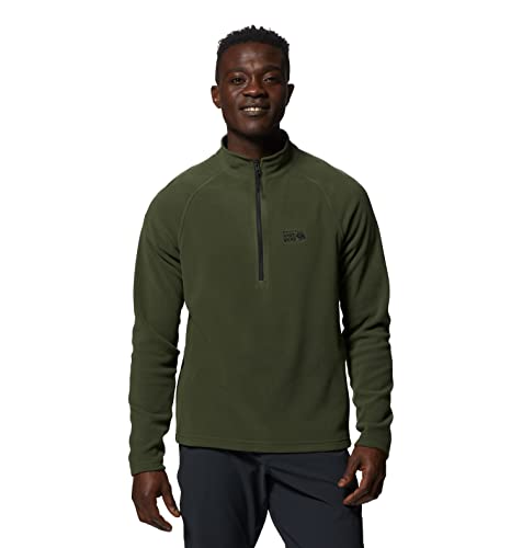 Mountain Hardwear Men's Polartec Microfleece 1/4 Zip, Surplus
