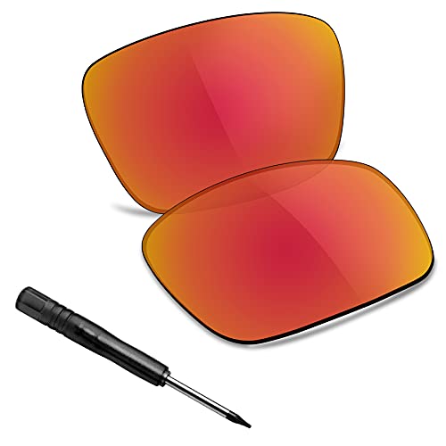Image of Polarized Replacement Lenses for Oakley TwoFace OO9189 Sunglass - Fire Red