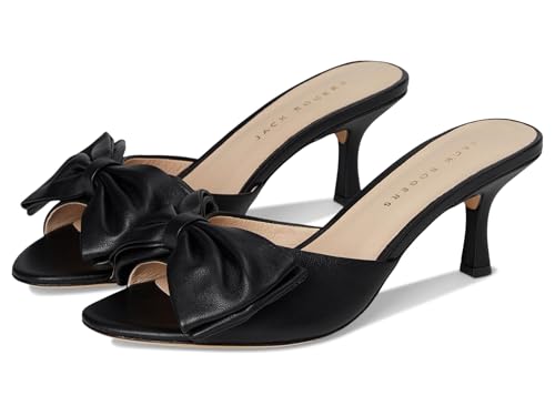 Jack Rogers Women's Lola Bow Sandal-Nappa Heeled
