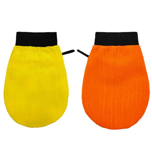 PLKSEI 2 Pezzi Guanto Esfoliante Guanto Scrub