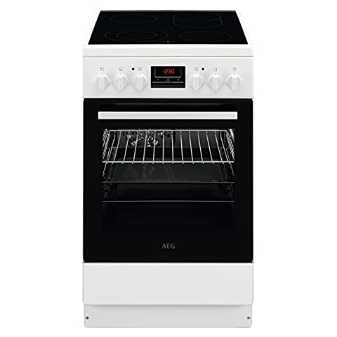 AEG CCB544COBW 50 cm Standherd mit Glaskeramik-Kochfeld Cover