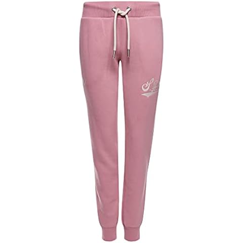 Superdry Women's Soft Pink Marl Joggers Cover