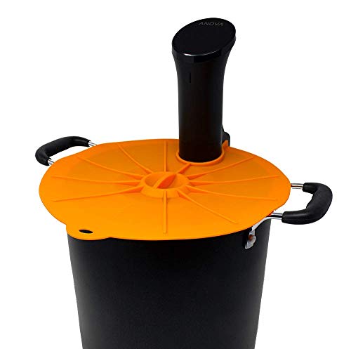 Cellar Made Sous Vide Lid for Anova Nano Cooker in a Stockpot Cooking