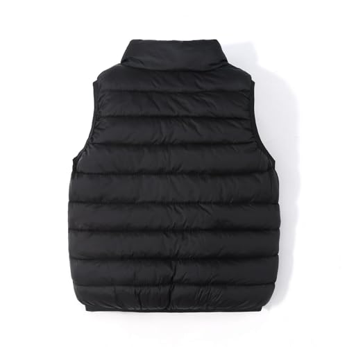 Boyes Girls Puffer Vest Warm Sleeveless Quilted Winter Coats Lightweight Thermal Stand Collar Padded Down Jackets3