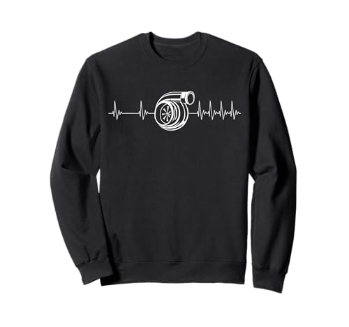 Turbo Heart Beat Car Slow 2 Fast Race Car Racing Boost EWG Sweatshirt