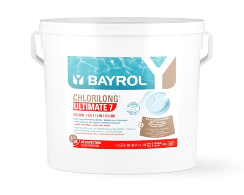 Bayrol Chlorilong Ultimate 7-10,2 kg Zwei-Phasen Chlor Tablette mit 7 Funktionen
