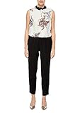 Ärmellos s.Oliver BLACK LABEL Damen Overall, 02A6white AOP, 40