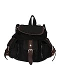 Photo Gallery gave lux zaino unisex canvas resistente vera pelle nero compatto 19x19x13 uso quotidiano Photo Gallery gave lux zaino unisex canvas resistente vera pelle nero compatto 19x19x13 uso quotidiano