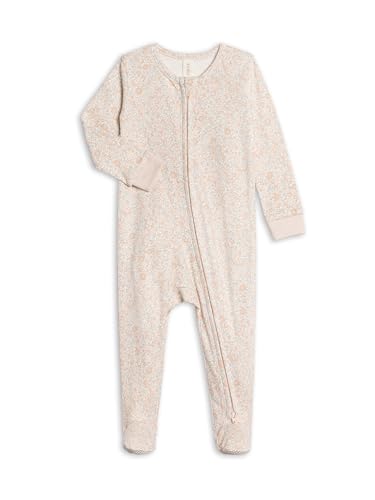 Image of Colored Organics Baby Zip-Up Footed Sleeper with 2-Way Zipper - Organic Cotton Pajamas