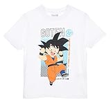 Dragonball Niños Camiseta De Manga Corta (Blanco,4 años)