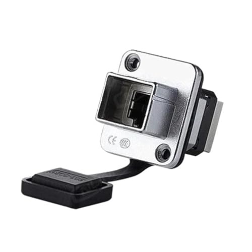 Connecteur RJ45 étanche IP67 extérieur en métal pour montage sur panneau et prise électrique