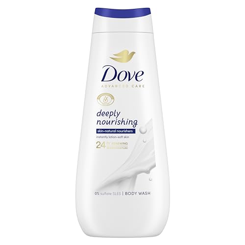 Dove Advanced Care Deeply Nourishing Body Wash body cleanser with skin-natural nutrients for instantly lotion-soft skin 400 ml