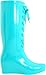 Dirty Laundry by Chinese Laundry Women's Rain Check Boot,Turquoise,5.5 M US