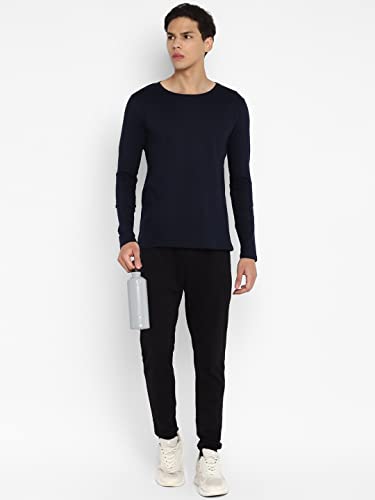 Image of London Crew Round Neck Full Sleeve Regular Fit Casual Cotton Plain Solid Tshirt for Men Full-Solid-23
