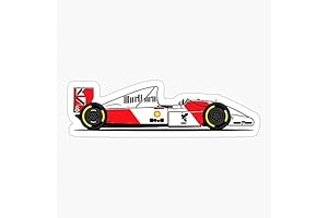 Red Bull Driver Senna Formula Mp4 Gp British 8 Mclaren Car 1 F1 Decal Sticker