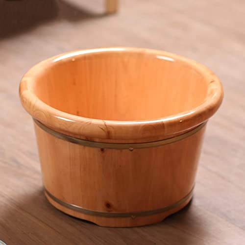 Cubeta de madera ciprés para spa de pies miniatura 7
