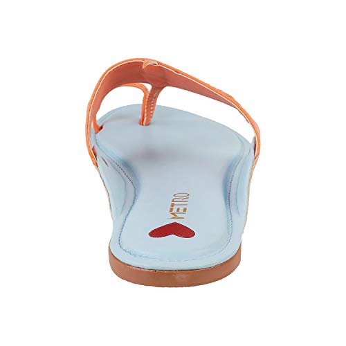 Image of Metro Women's Gold Leather Stylish Fashion Kolhapuris