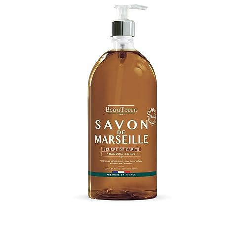 Jabón Líquido Beauterra Savon de Marseille Manteca de Karité 1 L