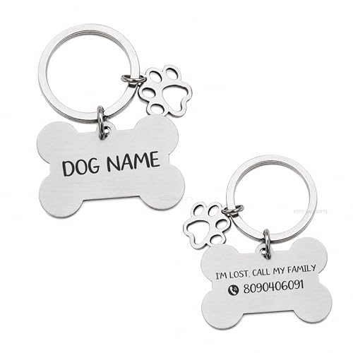 Image of Personalized Name Keychain Stainless Steel | Custom Engraved Metal Keyring for Doctor, CA, Advocate, Rider & Car Lovers | Unique Gift for Men & Women