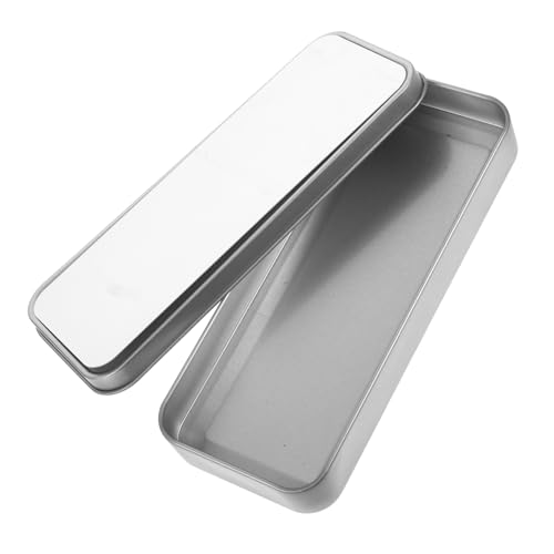 COOPHYA Metallbox Für Aufbewahrung Leere Sublimationsbox Aus Metall Kleine Metallbehälter Für Schmuck Kreativitätsbox Für Bastelarbeiten Aufbewahrungsbox Für Schreibwaren