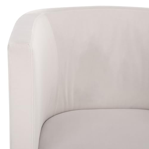 Sillón Acogedor Terciopelo Gris Claro miniatura 4