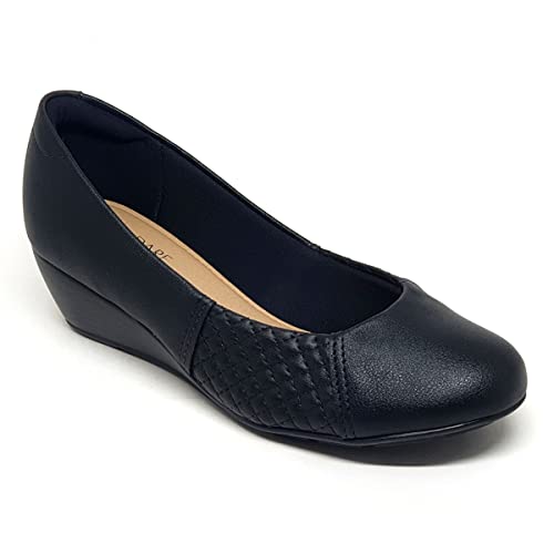 Sapato Modare Anabela Bico Redondo Feminina 7036414