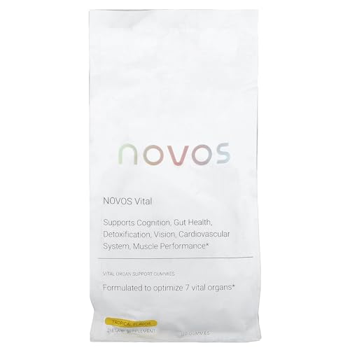 Novos Vital Organ Support Chews, Tropical Flavor, 30 Servings