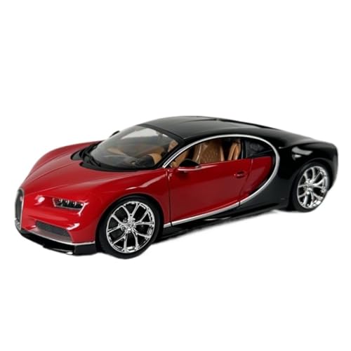 Bugatti Chiron alliage 1:18 réplique voiture miniature rouge