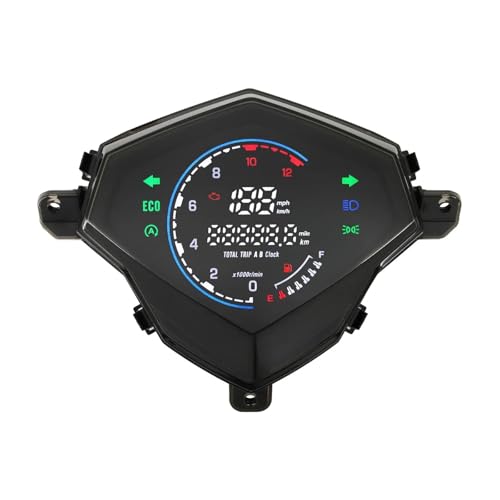 Motorcycle Speedometer Tachometer Digtital Motorcycle Speedometer Instrument RPM Tachometer Odometer Turn Signal for YA&MAHA Mio125 MIO i125 Mio110 Mio M3
