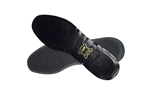 SAPHIR solette pelle nero su carbone, Nero, 41