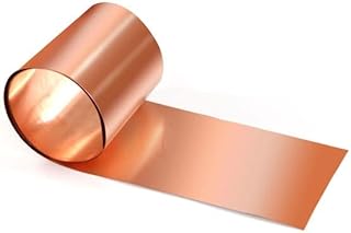 GatherTOOL 1M/roll T2 Thickness 0.02-0.5mm Width 30-100mm Copper Strip Thin Copper Foils Grounding Belt Red Purple Copper Sheets Conductive Roll (Color : 0.3x40mm)