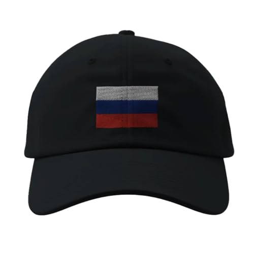 Casquette Russie noire pour supporter et sorties urbaines décontractées