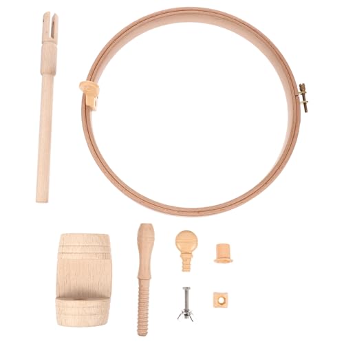 VILLCASE Embroidery Assistant Wooden Desktop Stand Lifting Rod Ideal for Cross Stitch Lovers