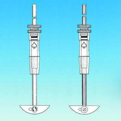 8064-22 Stirrer Assembly for 5000-12000 mL Flasks, 34/45 Bearing, Glass Shaft, PTFE Blade