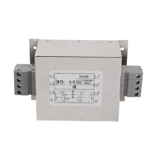 Filtre de puissance CW7B-10A-R pour bornier triphasé 380V