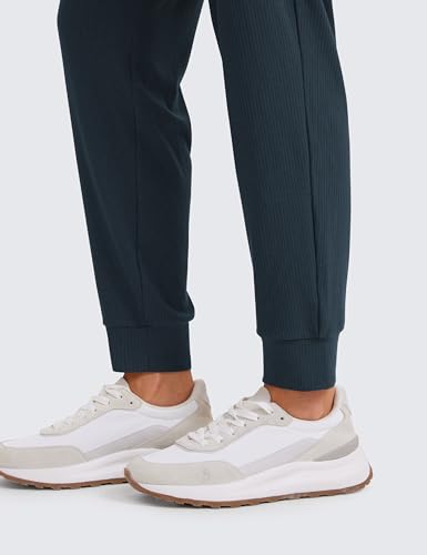 CRZ YOGA Comfy Ribbed Sweatpants Women High Waisted Lounge Casual Travel Joggers Sweat Pants with Pockets4
