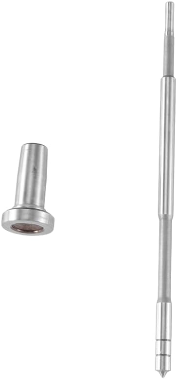 Diesel Injector Control Valve Metal Automobile Fuel Injector F00VC01306 for Injector 0445110085 0445110142 0445110214 0445110215 - (Color: Silver)