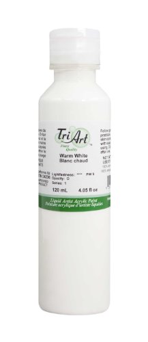 Tri-Art Finest Liquids Artist Acrylics, 120ml, Warm White