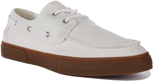 Timberland Men's Union Wharf 2.0 EK+ 2 Eye Boat Oxford, White Canvas, 13 Medium2