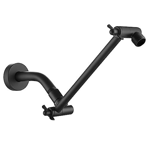 Shower Extension Arm for Rain Showerheads, Angle & Height Adjustable, Universal Connector, Easy to...