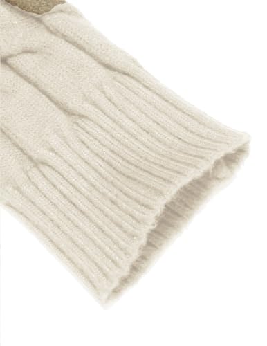 Image of COOFANDY Men's Slim Fit Turtleneck Sweater Casual Twisted Knitted Pullover