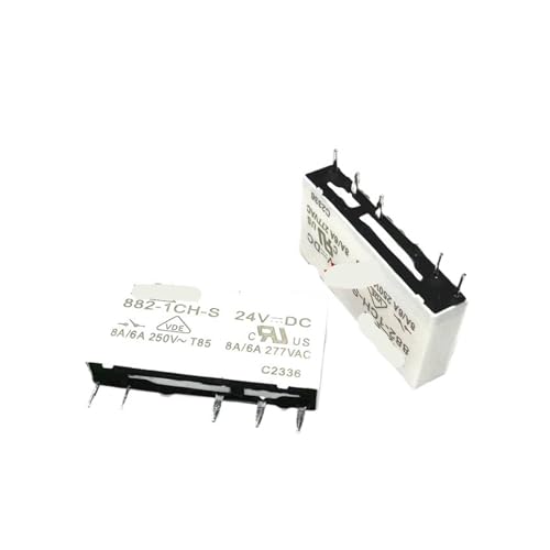 Relé ultrafino 8A de conmutación rápida 24VDC 882N-1CH-C de cinco pines