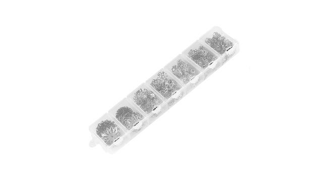 300PCS Gold Flower Bead Caps - Jewelry Making Spacers In 7 Sizes