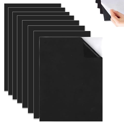 BDBFPAN 18 Stück Geruchsbombe, Moosgummi Schwarz 210 * 300 * 1mm...