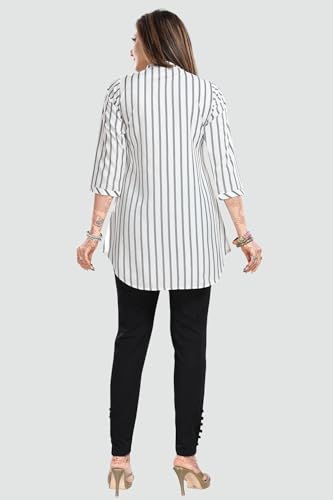 Keshubaba Women's Polyester Crepe Short Tunic Top | short kurti for jeans for women |kurti tops | short kurti | short kurti for women | short kurti for girls