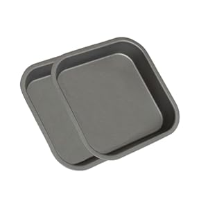 Samuel Groves 8″ (20cm) Non Stick Twin Pack Square Sandwich Birthday Brownie Cake Tin Pan Made in England