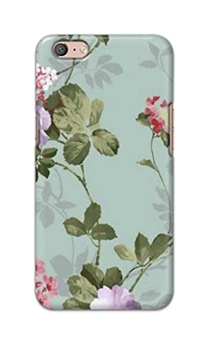Image of Printed Hard Back Cover Case for Oppo A71 Back Cover (Floral Painting) -1302