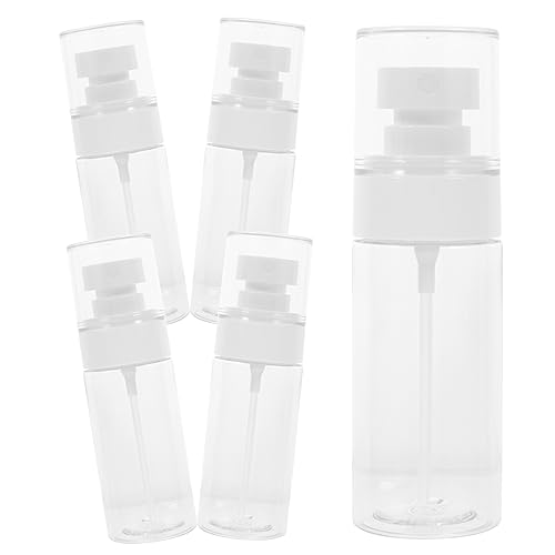 minkissy 5 Piezas Botella de spray dispensador de bomba de viaje mini spray de viaje spray bottle botella spray pequeña botella de viaje contenedores de líquidos el plastico Transparent