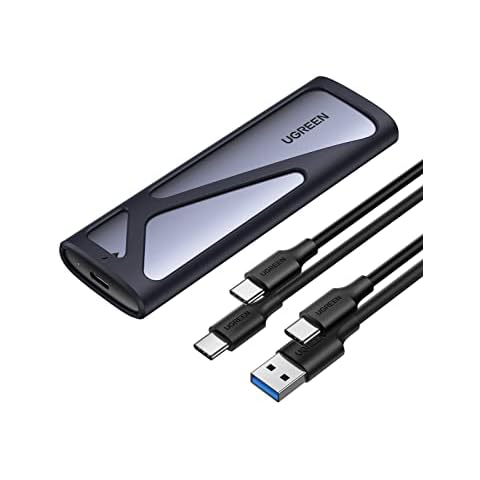 UGREEN Carcasa Externa M.2 NVMe SATA SSD USB C 10Gbps Cover