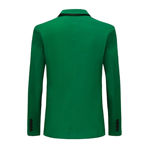 Cloudstyle Mens Casual Slim Fit Suit Jacket 1 Button Daily Blazer Business Sport Coat Tops2